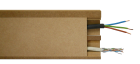 Plinthe brut bord vif MDF brut passe câble - Long. 2440 mm x larg. 110 mm x ep. 18 mm