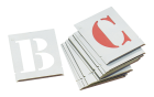 Pochoir Alphabet Taille 120 mm