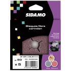 BLISTER DE 5 DISQUES FIBRE DIAM.125 AL.22 GR 80