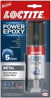 LOCTITE Power Epoxy Métal 5min Seringue, 25ml