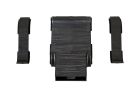 Plinthes - KIT 1 SORTIE PRISE + 2 RACCORDS PLINTHE GRIS ALU
