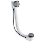 vidage baignoire automatique 57 cm nf  long life+ siphon métal brossé