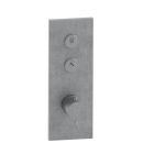 FACADE THERMO TWIST THERMOSTATIQUE 2 SORTIES TRIVERDE INOX