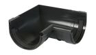 ANGLE DE GOUTTIERE INTERIEUR A JOINT POUR PROFILE LG25  ANTHRACITE  - UAI25A