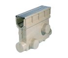 Avaloir pour MEAFLUID 100 en composite armé de fibres de verre avec panier de décantation - MEAFLUID100 EK Aval.+Pan.Decant