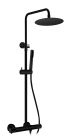 COLONNE DE DOUCHE THERMOSTATIQUE NOIRE MATE SERIE DRAKAR