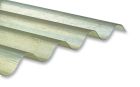 Plaque ondulée grande onde polyester GO 110 - 6 ondes 1/2 - 1,585 m x 1,10 m -  Epaisseur : 1,2 mm  - Incolore