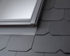 Raccord sur toiture - EDL SK08 0000 pour ardoises - pose tranditionnelle - larg. 114cm x haut. 140cm Gris
