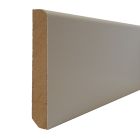 Plinthe Arrondi  M.D.F. Revêtu Papier Blanc - Long. 2400 mm x larg. 150 mm x ep. 16 mm