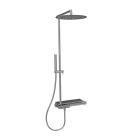 Colonne de douche thermostatique THERMO UP SANDWICH® métal brossé
