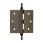 Charnière à vase acier laitonné bronzé bout carré 75x75mm-blister x3