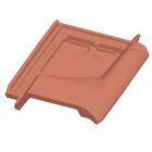 Tuile de ventilation terre cuite - Artoise Noir brillant - long. 32,5 cm x larg. 23 cm