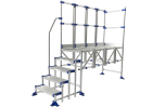 Plate-forme 5 marches 2 GC + rampe