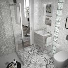 Meuble FUSSION CHROME 600 2 tiroirs  PIN BAHÍA 598 x 540 x 450 mm