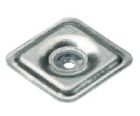 BOITE 50 PLAQUETTE 40X40 DF4.8 GALVA
