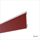 Bardage PVC - Isocel Premium+ rouge basque - long. 4m x larg. 16,6cm