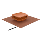 Terminal de ventilation Valetis D160mm 500x600mm ocre
