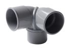 COUDE DOUBLE D'EQUERRE MALE/FEMELLE  87°30 DIAMETRE 32     - CEF88MALE/FEMELLE