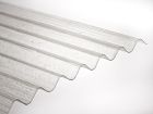 Plaque ondulée petite onde polyester ONDULINE 95 - 9,00 m x 0,95 m -  Epaisseur : 1,2 mm  - Incolore