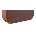 Protège Panne Double.Long 1200mm **Epaisseur 80mm x 250mm - Protège Panne Double.Long 1200mm **Epaisseur 80mm x 250mm couleur MARRON