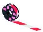 RUBAN 'RUBAPLAST' ROUGE BLANC 500MX50MM