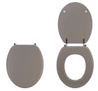 ABATTANT COLORS LINE TAUPE MAT
