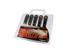 Blister 5 couteaux acier inox