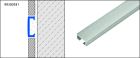 PROFILE DE CARRELAGE DURALIS DLA 62150SF LISTEL ALU CHROME BROSSE 250CM 15MM - DURALIS DLA