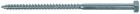 TIREFOND D 14 X 400 ZING. JAUNE Bte de 10 - Tirefond tête hexagonale 14 x 400 mm - Boîte de 10