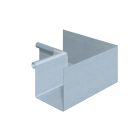 Equerre carrée 33B14 intérieure soudée sans pince - zinc - prePATINA clair