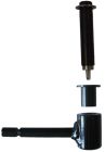 GOND ALU D14  NOIR   (AXE SURMOULÉ + CLIP) Seau de 30