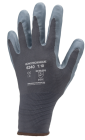 Gants EUROLITE 6240 PA gris end.mousse nitrile gris T10