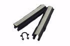 Agrafe fixation plaque plane Noir 300u