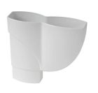 JAMBONNEAU DESCENTE OVATION 90X56 BLANC    - JAM95B