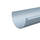 Gouttière demi-ronde B14 sans pince 4000 x 333 x 0.65 mm - zinc - prePATINA clair