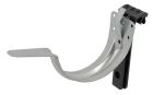 SUPPORT CROCHET ANTHRACITE MONTE ZINC POUR PROFILE LG25   - ASC25ZA