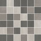Grès cérame porcelainé émaillé - Unit Four Wall Carreau de fond 5 x5 gris multicolore
