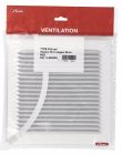 GRILLE PERSIENNE ALU GRIS ANTI INSECTE  DIMENSION 25X25    - 1LM2525G