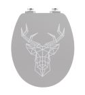 ABATTANT FSC100% TRENDY LINE DIPLOMAT CERF