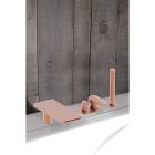 BAIN DOUCHE MITIGEUR COMPLET PROFILO SUR GORGE OR ROSE BROSSE