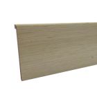Surplinthe M.D.F. Plaqué Chêne brut - Long. 2230 mm x larg. 92 mm x ep. 20 mm