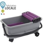 BAC DE RINCAGE DUOBAC 18R AVEC ROULETTES