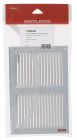GRILLE PERSIENNE ALU GRIS ANTI INSECTE  DIMENSION 20X30    - 1LM2030G
