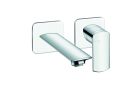 lavabo mural profilo  avec rosace droit bec 18.5 up&d