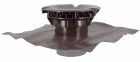 CHAPEAU AERAULIQUE AVEC COLLERETTE DIAMETRE 160 MARRON - VXE16M