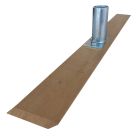 RACLOIR A BITUME BOIS ANGLES CHANFREINES l 6,5 L 55CM