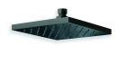 pomme de douche laiton f1/2' carree 18 cm noire