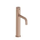 LAVABO MI-HAUT TRIVERDE OR ROSE + VIDAGE LAITON Up Down PVD