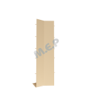 Angle Intérieur 135° / Bandeau Haut. 160 mm + 90 mm RIVEPRO Sable