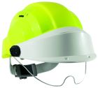 Casque - Orizon fluo jaune visiere blanche avec lunette - Taille unique
